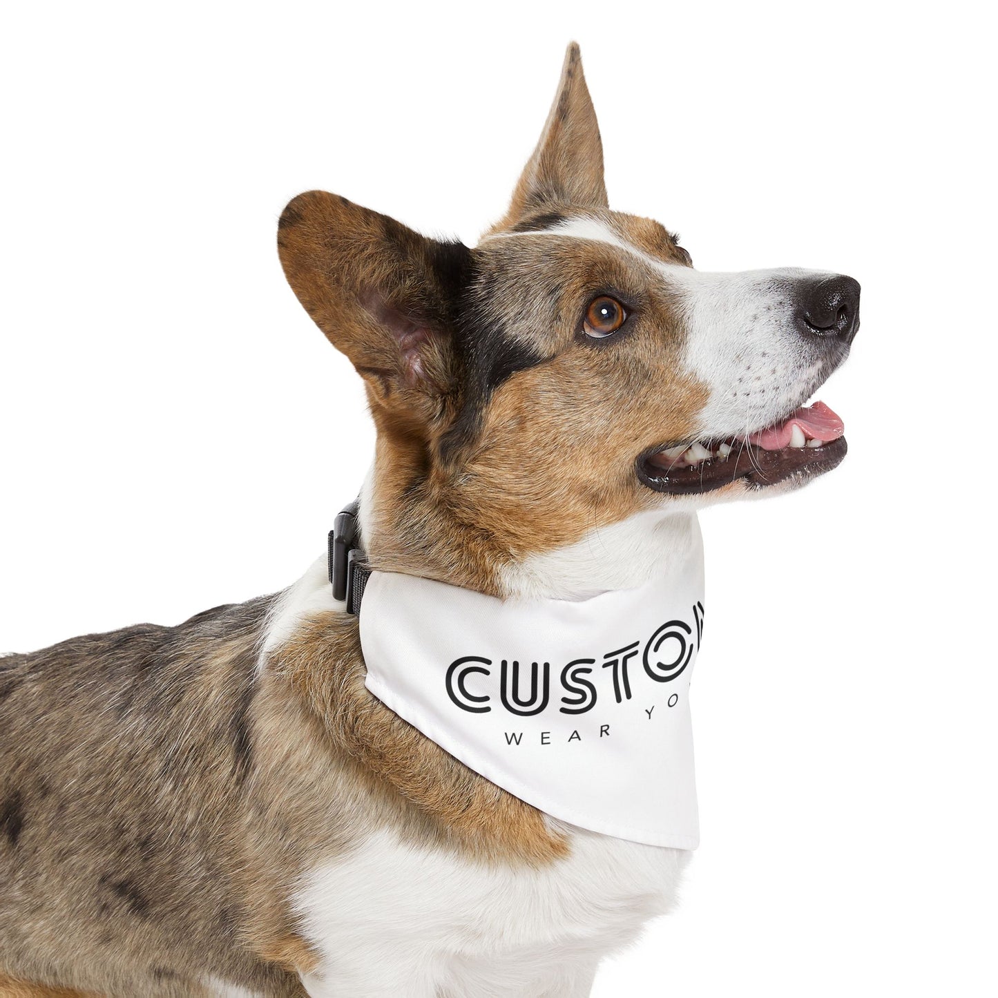Custom Swag Pet Bandana Collar — Personalized 'Custom Swag: Wear Your Identity' Dog & Cat Bandana