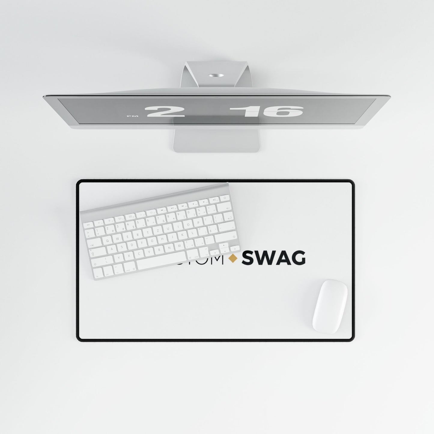 Custom Swag Desk Mat — "Wear Your Identity" Extended Mouse Pad