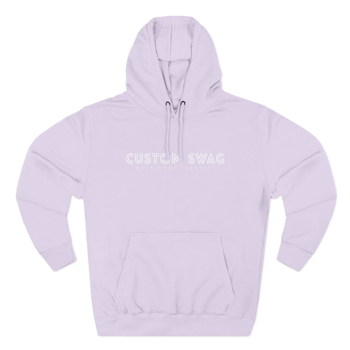 Three-Panel Fleece Hoodie — Cozy Layered Pullover