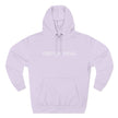 Three-Panel Fleece Hoodie — Cozy Layered Pullover