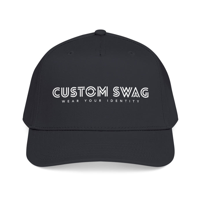 Custom Swag Mid-Profile Baseball Cap — "Wear Your Identity" Embroidered Hat
