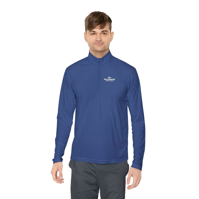 Classic White Quarter-Zip Pullover