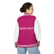 Retro Gamer Letterman Jacket - 'CUSTOM SWAG' Chest Logo Varsity Jacket