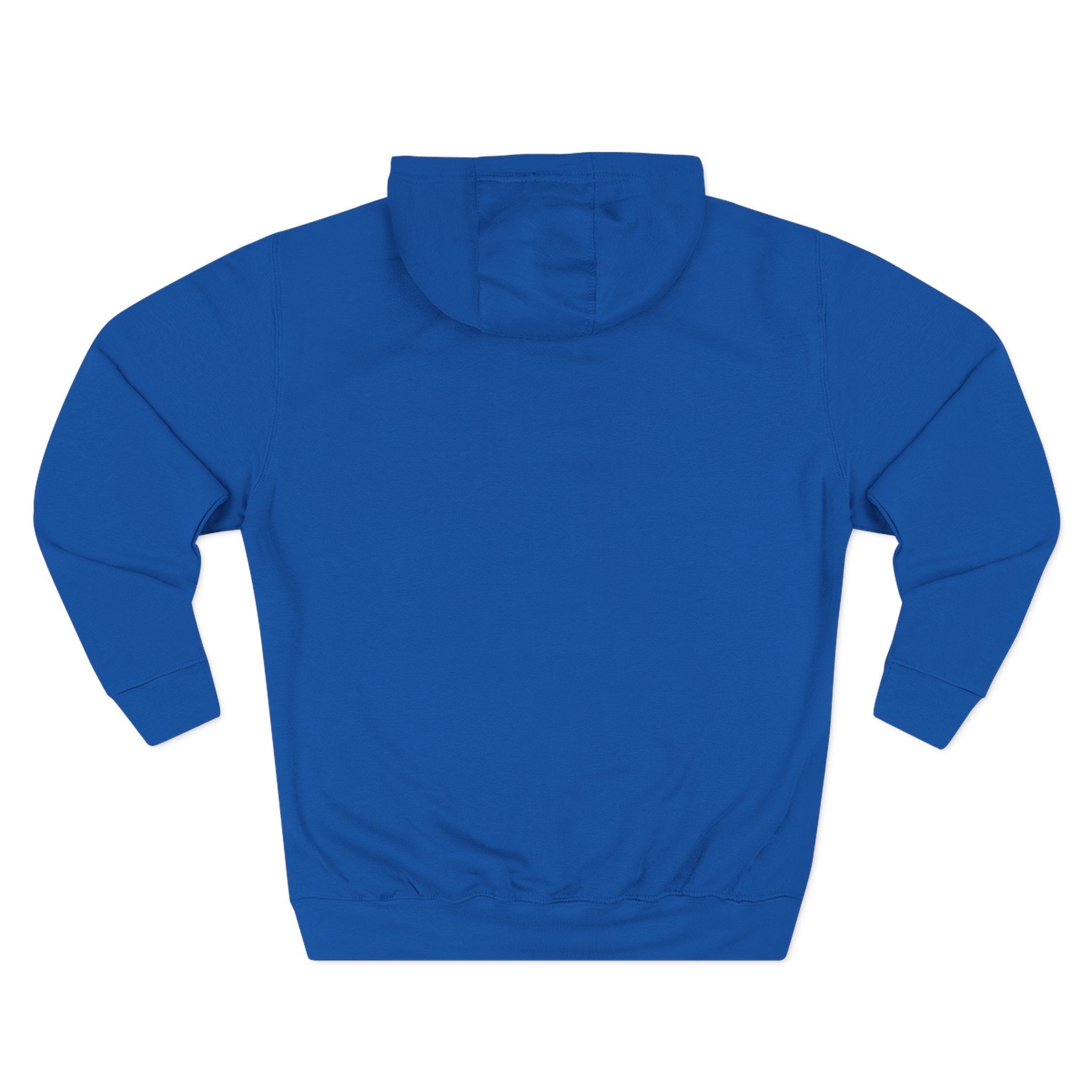 Three-Panel Fleece Hoodie — Cozy Layered Pullover