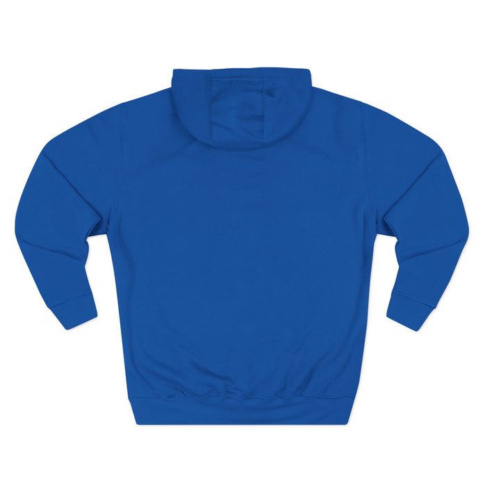 Three-Panel Fleece Hoodie — Cozy Layered Pullover