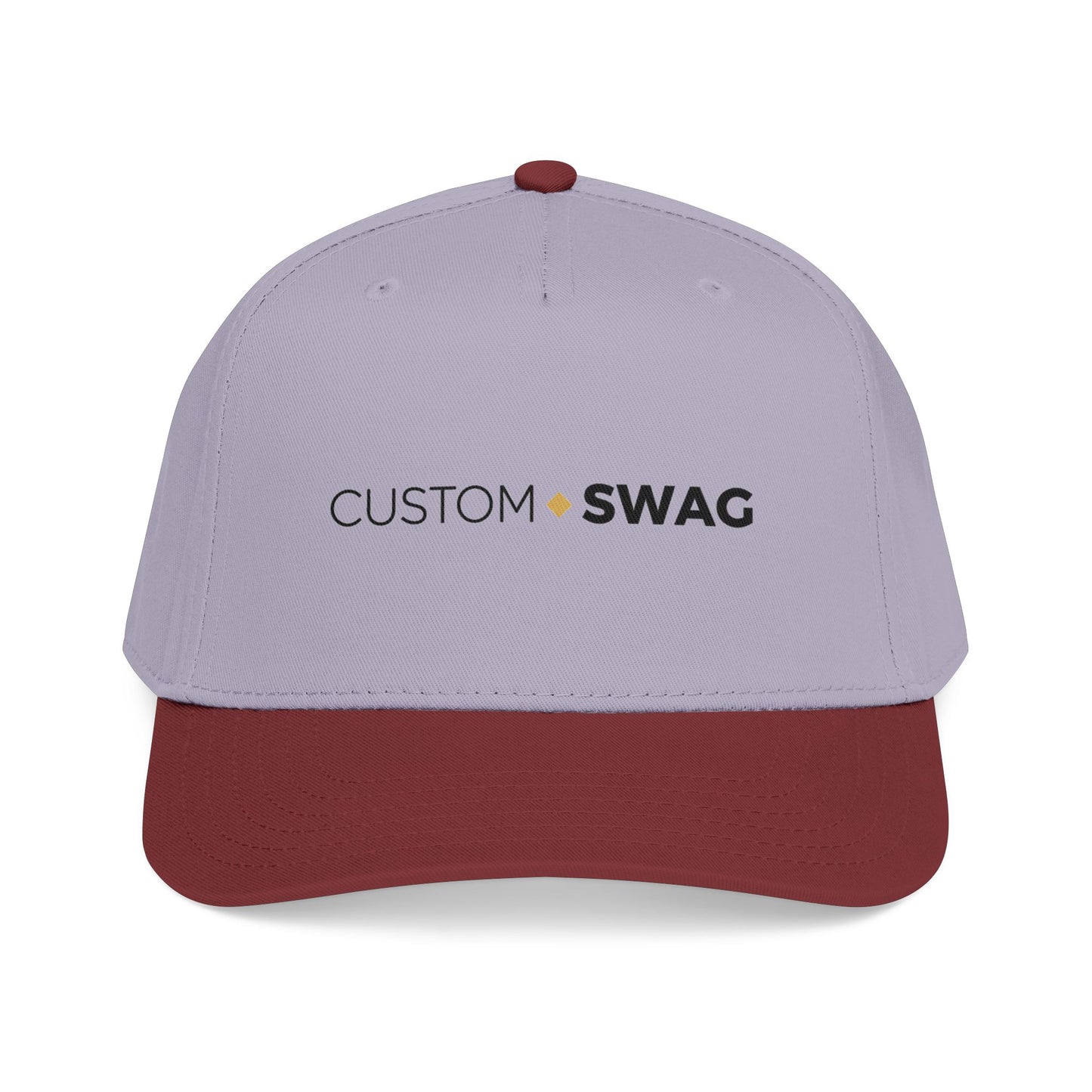 Custom Swag Mid-Profile Baseball Cap — "Wear Your Identity" Embroidered Hat