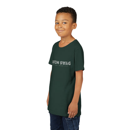 Youth Tee "Custom Swag" Minimalist Logo Kids T‑Shirt