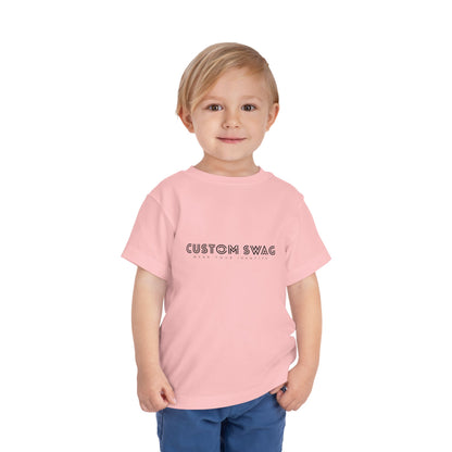 Toddler Tee — "Custom Swag" Minimalist Kids Shirt