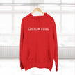 Three-Panel Fleece Hoodie — Cozy Layered Pullover