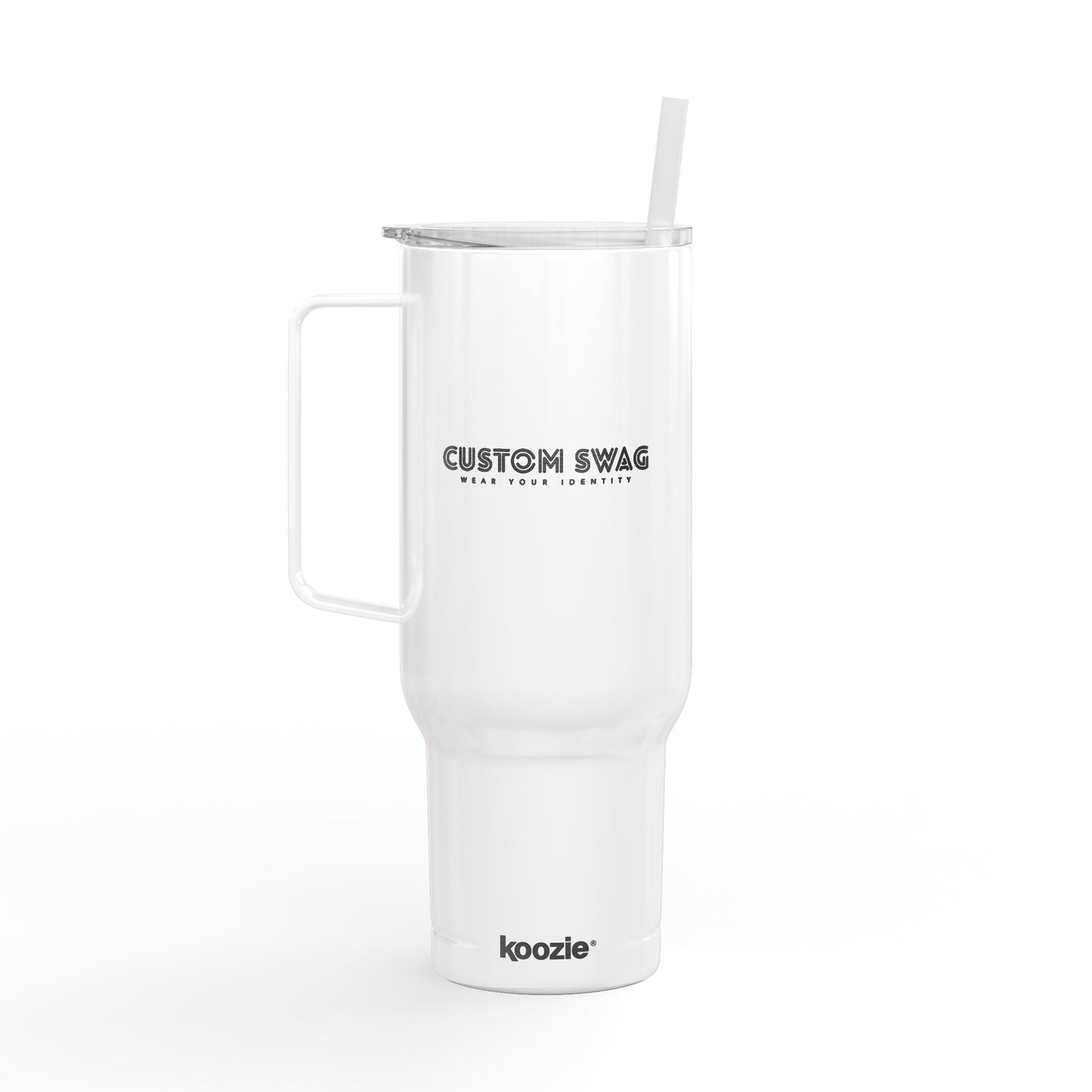 40oz Engraved Insulated Tumbler with Lid — Custom Name Travel Mug