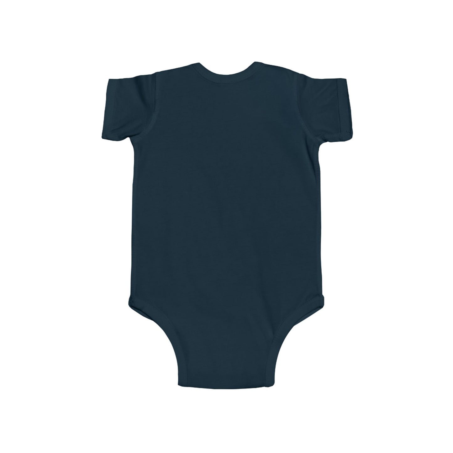 Infant Bodysuit — "Custom Swag" Minimal Gothic Baby Onesie