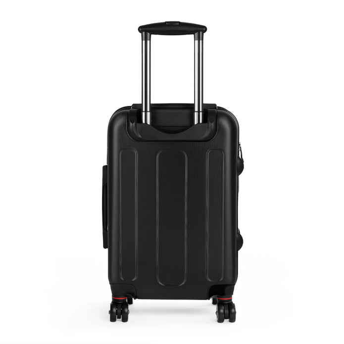 Custom Swag Carry-On Suitcase — Personalized Travel Luggage with 'Custom Swag' Logo