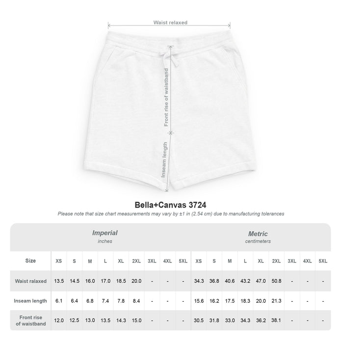 Sponge Fleece Sweatshorts — Minimal Vertical 'Custom Swag' Logo