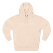 Three-Panel Fleece Hoodie — Cozy Layered Pullover