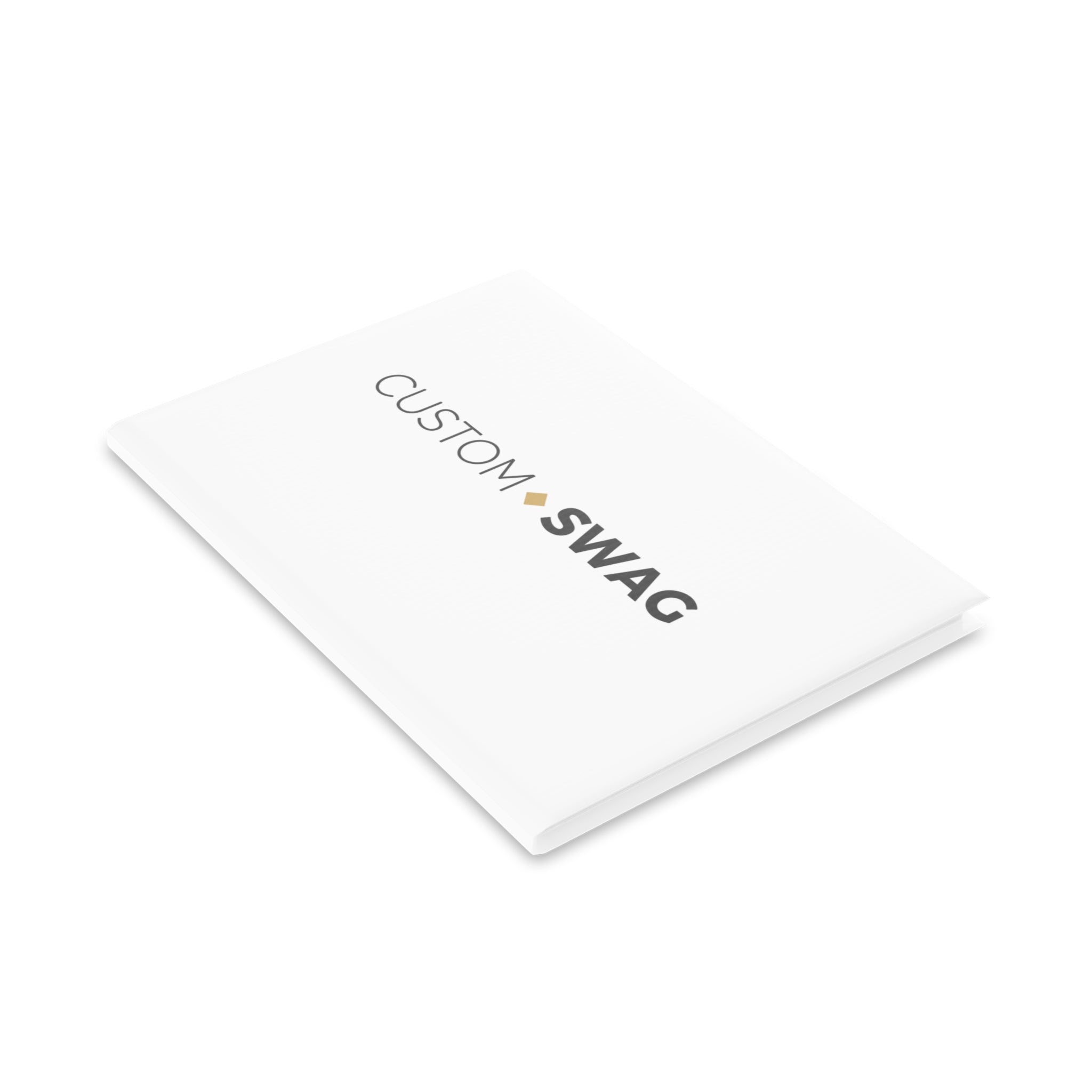 Custom Swag Hardcover Notebook — 