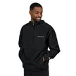 Packable Anorak Jacket – Champion Lightweight Black Windbreaker with Small Logo