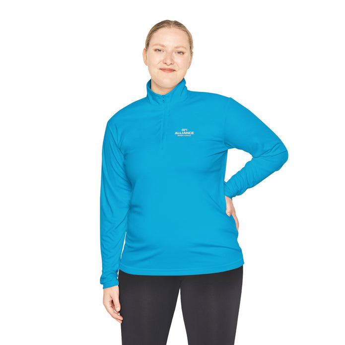 Classic White Quarter-Zip Pullover