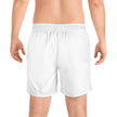 Men's Swim Shorts - 'Custom Swag' Minimal Logo Beach Trunks