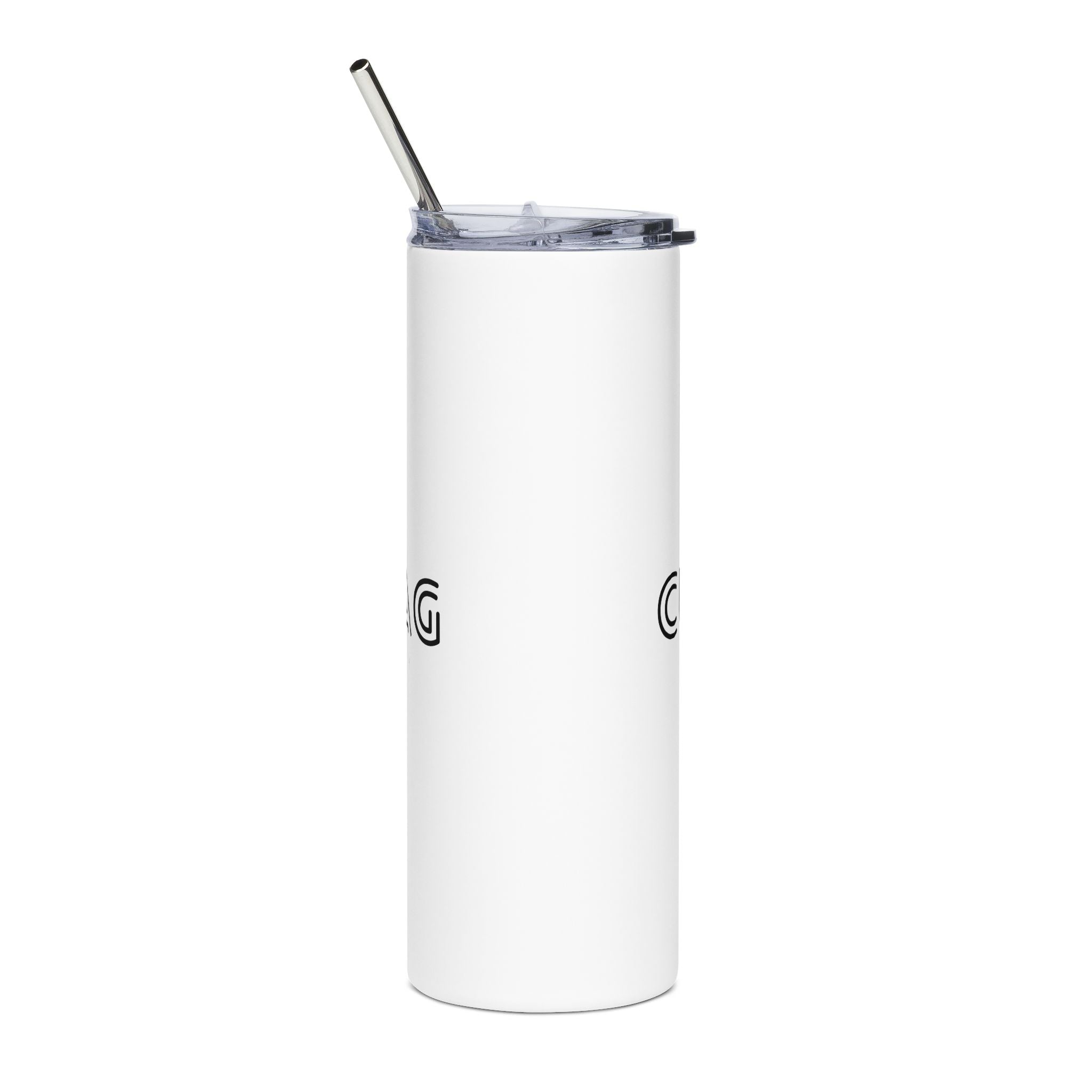Custom 20oz Stainless Steel Tumbler — Slim Insulated Travel Cup (Personalize Text)