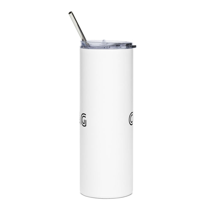 Custom 20oz Stainless Steel Tumbler — Slim Insulated Travel Cup (Personalize Text)