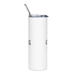 Custom 20oz Stainless Steel Tumbler — Slim Insulated Travel Cup (Personalize Text)