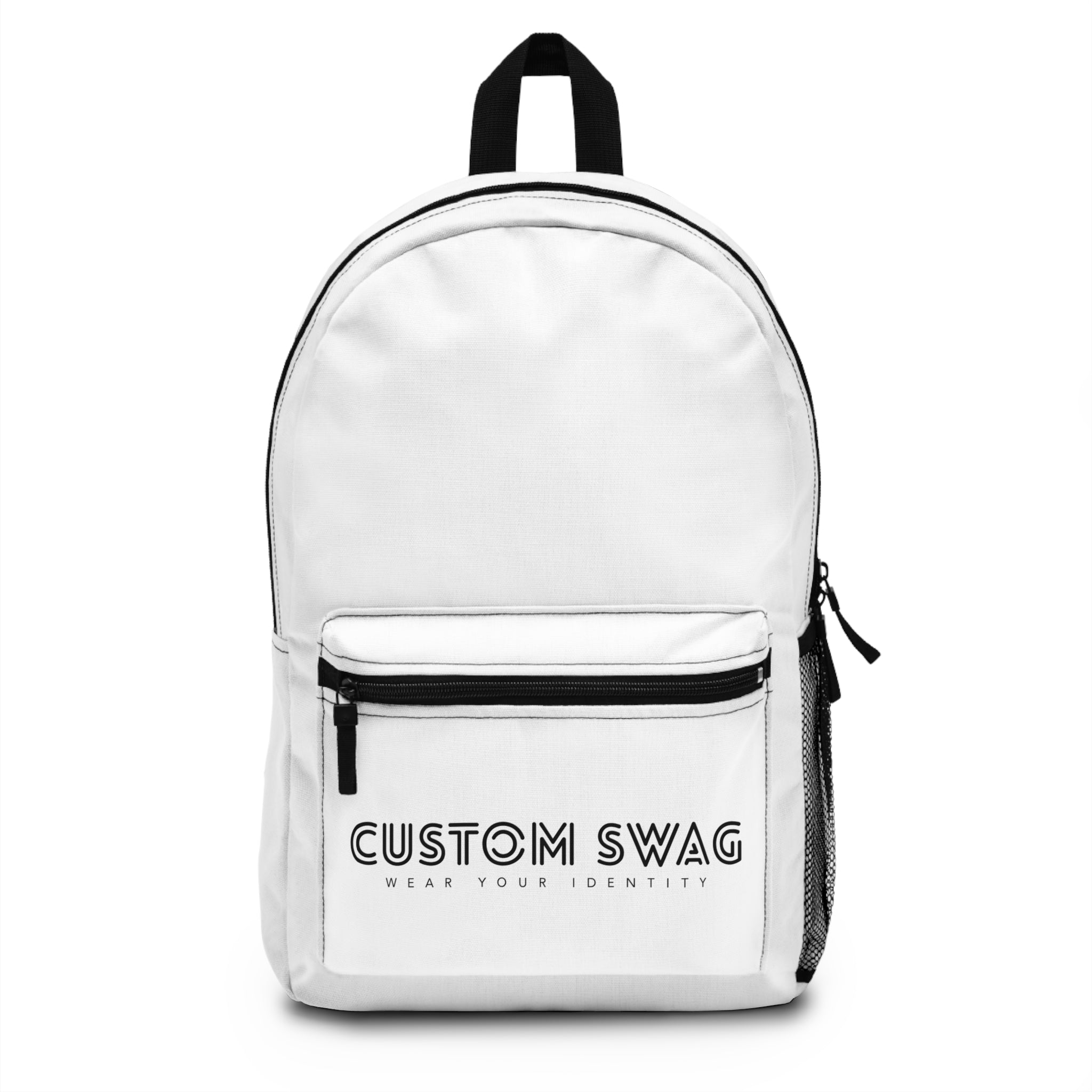 Custom Swag Backpack - Minimal Logo Travel & School Bag