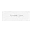 Custom Swag Light Scarf — White Logo Fringe Scarf (