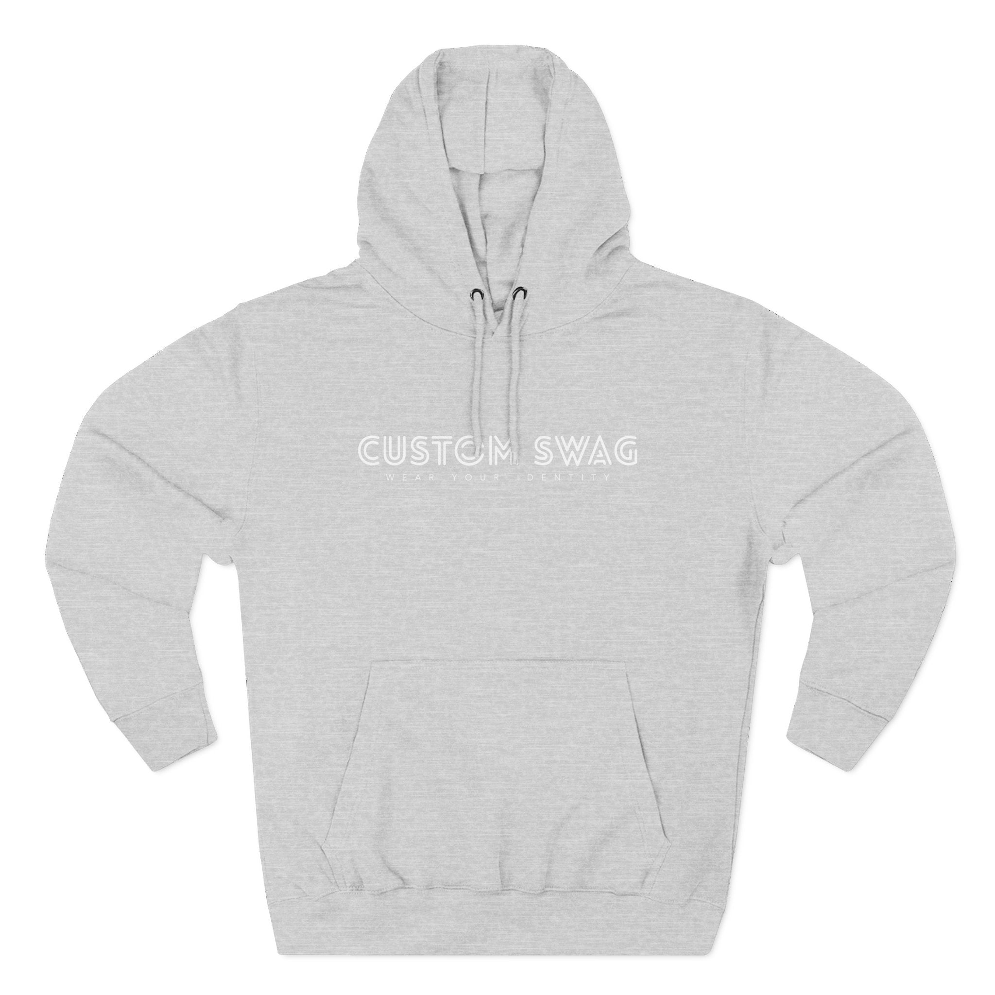 Three-Panel Fleece Hoodie — Cozy Layered Pullover