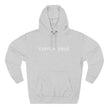 Three-Panel Fleece Hoodie — Cozy Layered Pullover