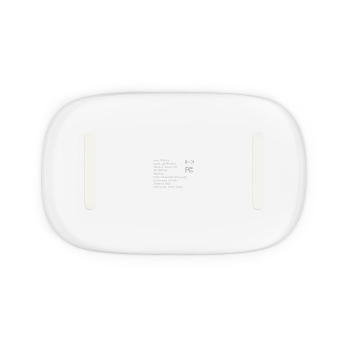 UV Phone Sanitizer & Wireless Charging Pad — Custom Swag UV-C Phone Sterilizer with Qi Wireless Charger