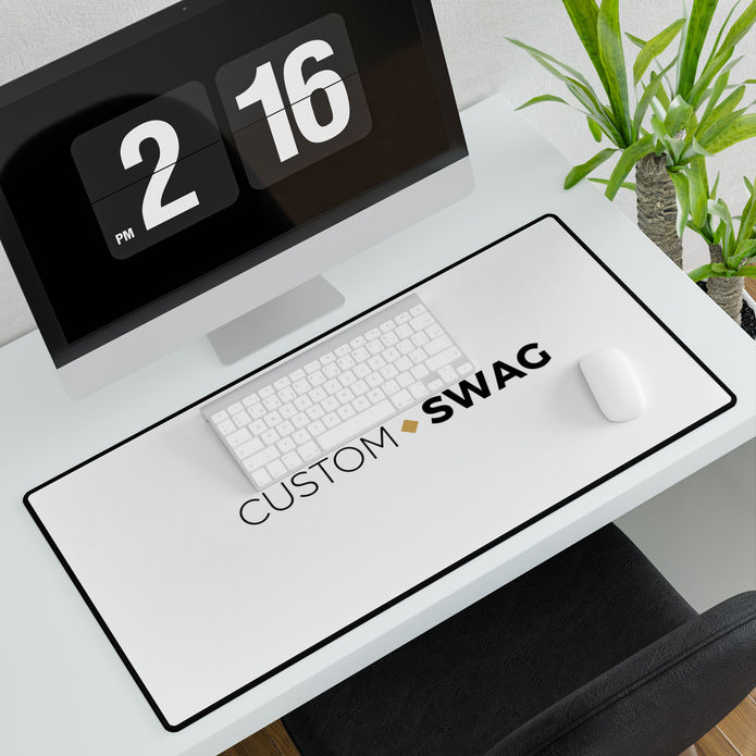 Custom Swag Desk Mat — "Wear Your Identity" Extended Mouse Pad