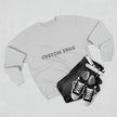 Custom Swag Crewneck Sweatshirt — Minimal Retro Logo Pullover