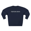 Custom Swag Crewneck Sweatshirt — Minimal Text Graphic Pullover