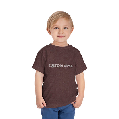 Toddler Tee — "Custom Swag" Minimalist Kids Shirt