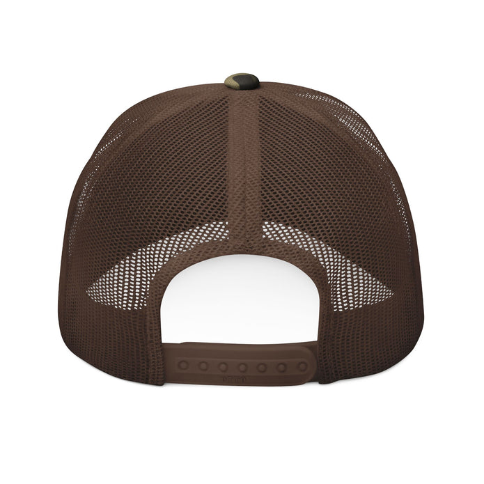 Camo Trucker Hat — Embroidered 