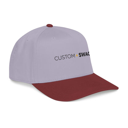 Custom Swag Mid-Profile Baseball Cap — "Wear Your Identity" Embroidered Hat