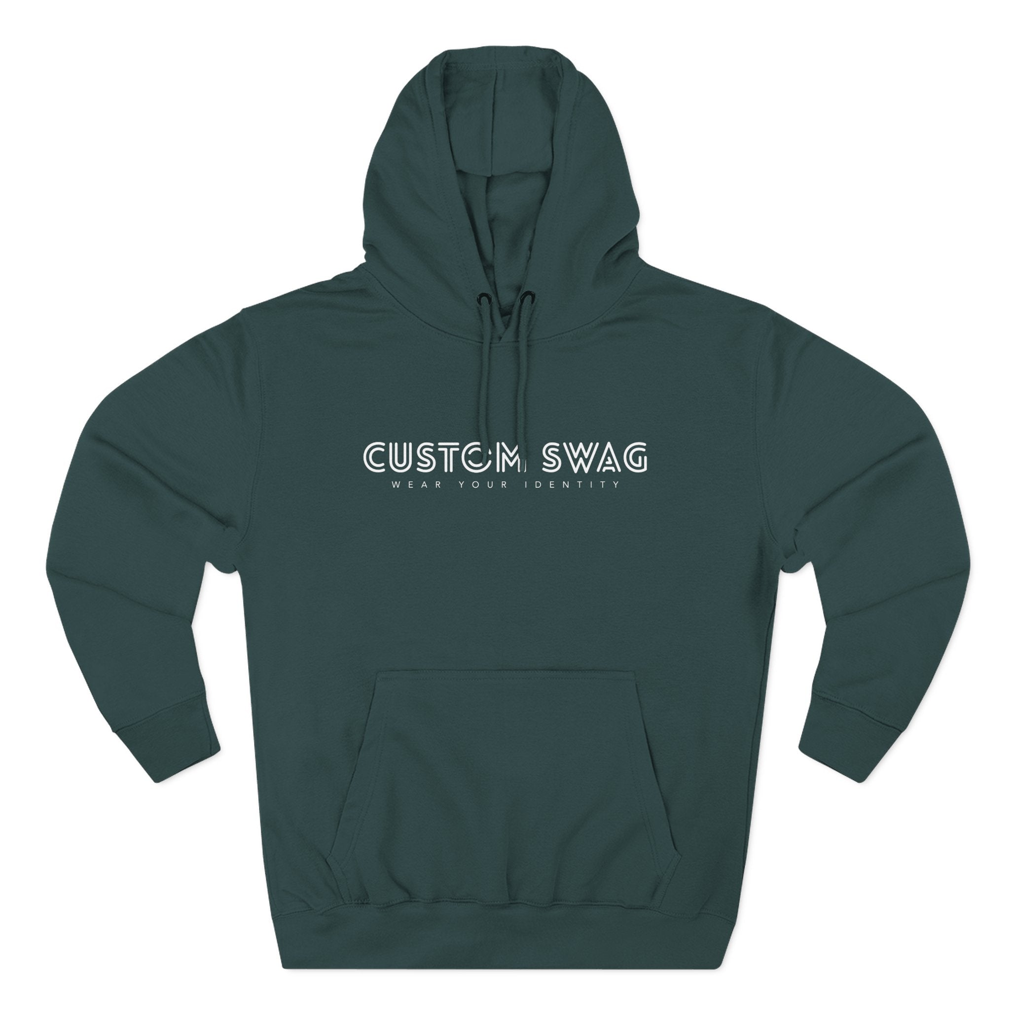 Three-Panel Fleece Hoodie — Cozy Layered Pullover