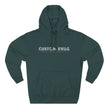 Three-Panel Fleece Hoodie — Cozy Layered Pullover