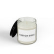 Scented Soy Candle – Amber Jar with Black Lid (4oz & 9oz)