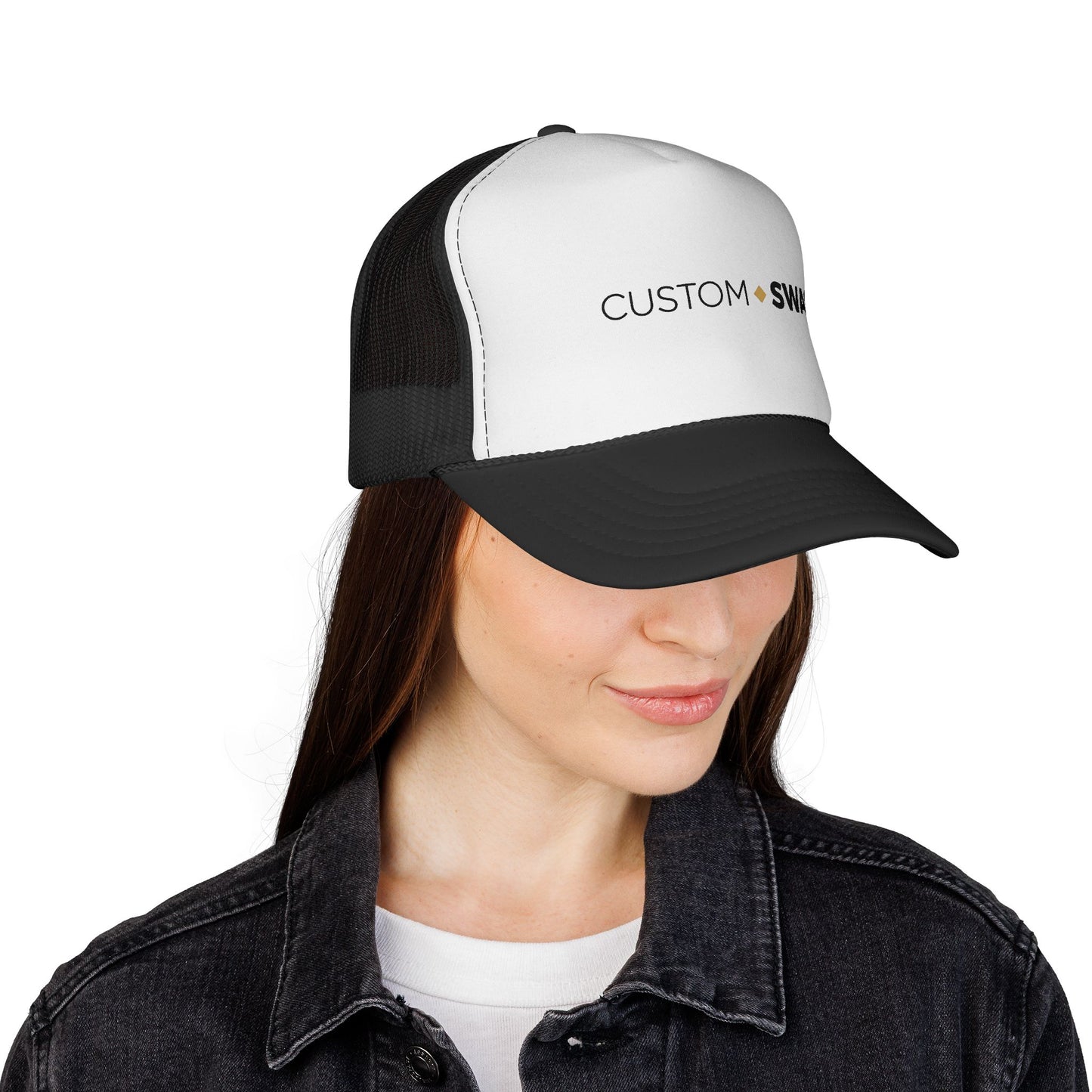 Trucker Cap – "Custom Swag" Mesh Baseball Hat (Wear Your Identity)