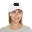 Leather Patch Dad Hat — Custom Swag Embroidered Round Patch