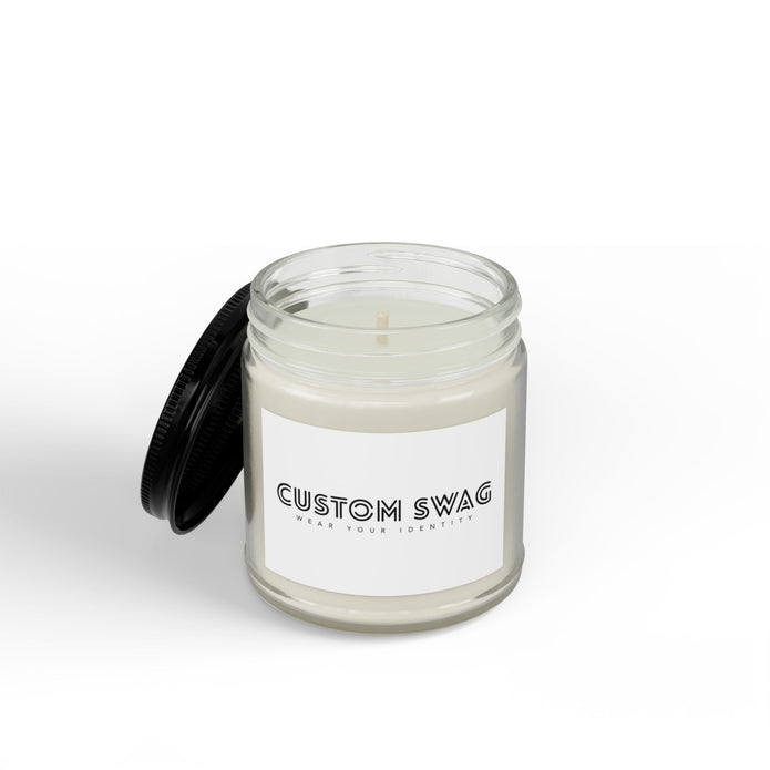 Scented Soy Candle – Amber Jar with Black Lid (4oz & 9oz)
