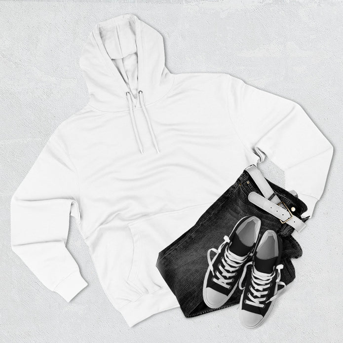 Three-Panel Fleece Hoodie — Cozy Layered Pullover