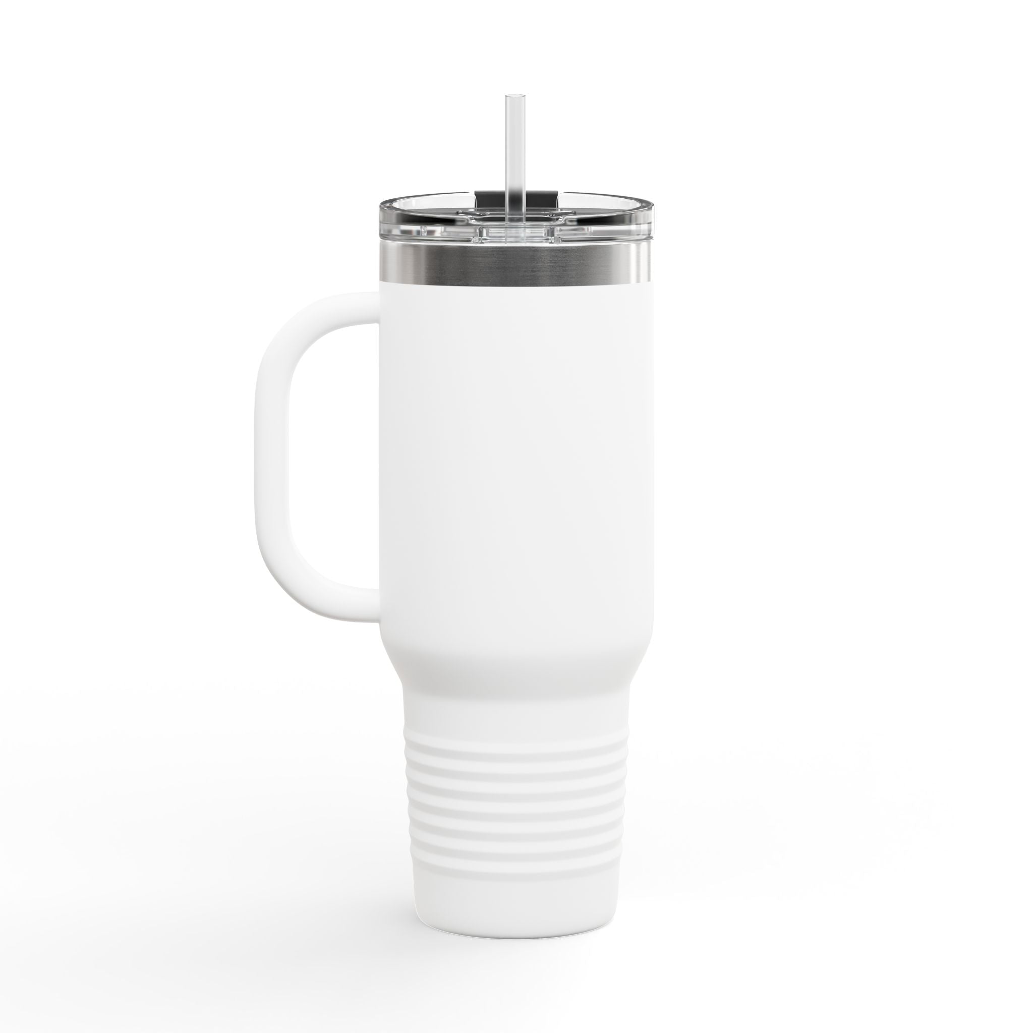 40oz Insulated Travel Mug — Custom Swag Stainless Steel Tumbler with Lid & Straw