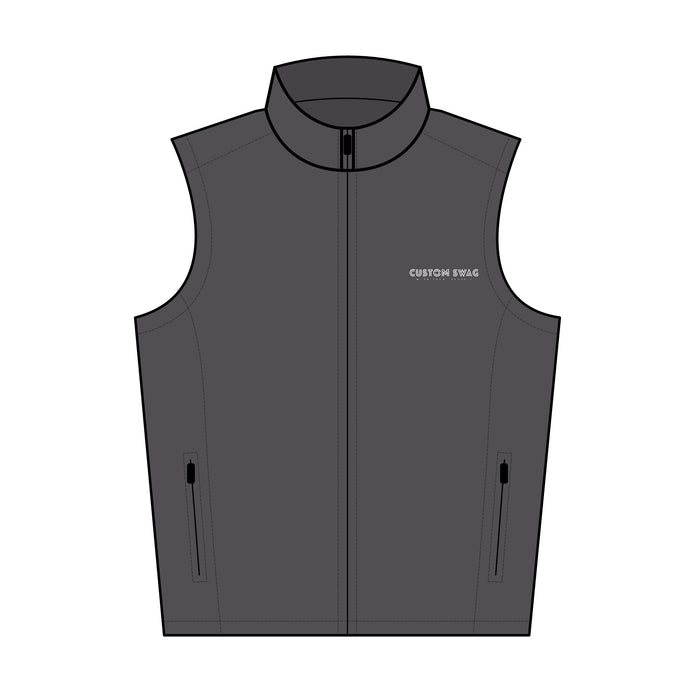 Men’s Soft Shell Vest – Personalized Custom Logo Embroidery | Custom Swag: Wear Your Identity™