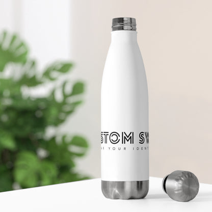 Insulated Bottle — Minimal Custom Swag Logo 20oz Stainless Water Bottle