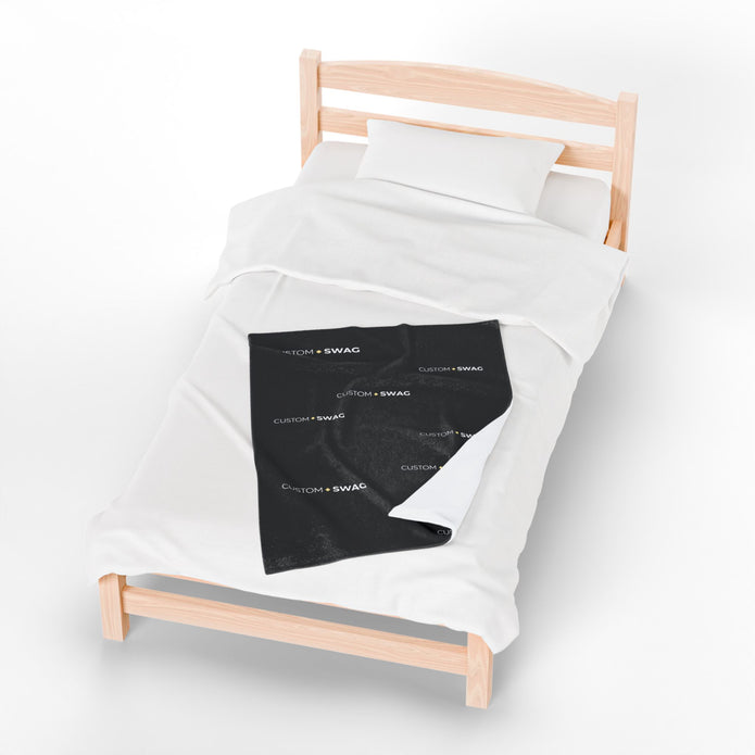 Velveteen Plush Blanket — Soft Luxe Throw for Cozy Home, Bed & Travel