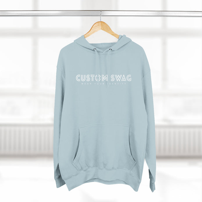 Three-Panel Fleece Hoodie — Cozy Layered Pullover