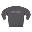 Custom Swag Crewneck Sweatshirt — Minimal Text Graphic Pullover