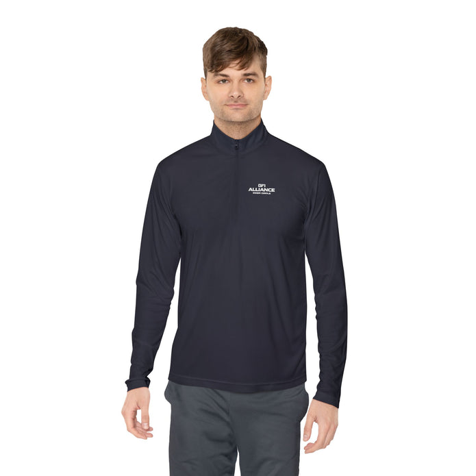 Classic White Quarter-Zip Pullover